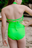 Neon Glow High Waist Briefs