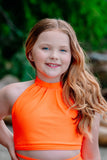 Neon Glow Wrap Top