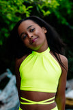 Neon Glow Wrap Top
