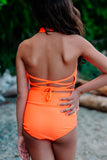 Neon Glow High Waist Briefs