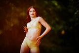 Golden Lace Bra Top