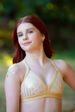 Golden Lace Bra Top