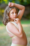 Golden Lace Crop Top
