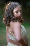 Golden Flowers Bra Top