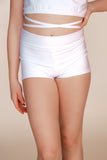 Solid High Waist Shorts