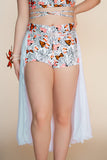 Butterfly Dream Print Waistband - Butterfly Skirt