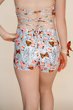 Butterfly Dream High Waist Shorts
