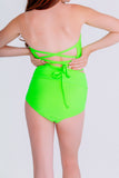 Neon Glow High Waist Briefs