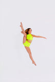 Neon Glow Wrap Top