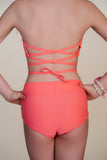 Solid High Waist Briefs