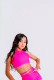 Neon Glow Wrap Top