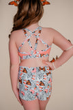 Butterfly Dream High Waist Shorts