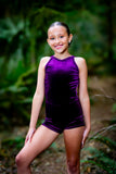 Bella Velvet Bodysuit Shorts