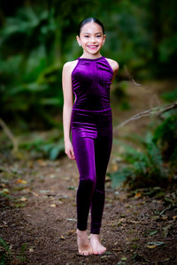 Bella Velvet Bodysuit Leggings